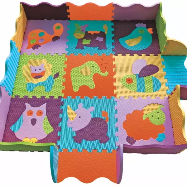 Podne puzzle Premijum klase sa ogradicom "Zoo" DVA KOMPLETA