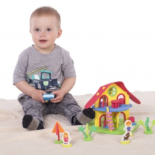 Baby great GB 3DV puzzle diy villa planettoys ua 2