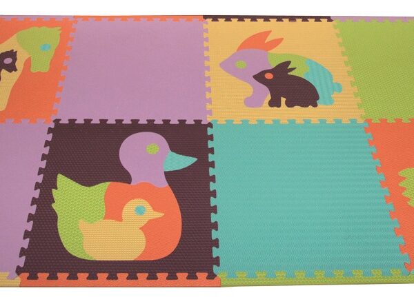 Podne puzzle Premijum klase sa ravnim ivicama "Mama i beba"