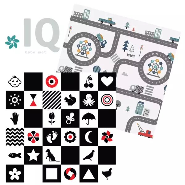 IQ sklopiva podloga Kontrasti+Staza 150x200 cm